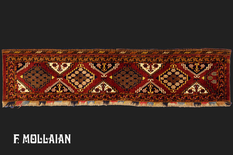 Antique Turkmen Torba Rug n°:67093474